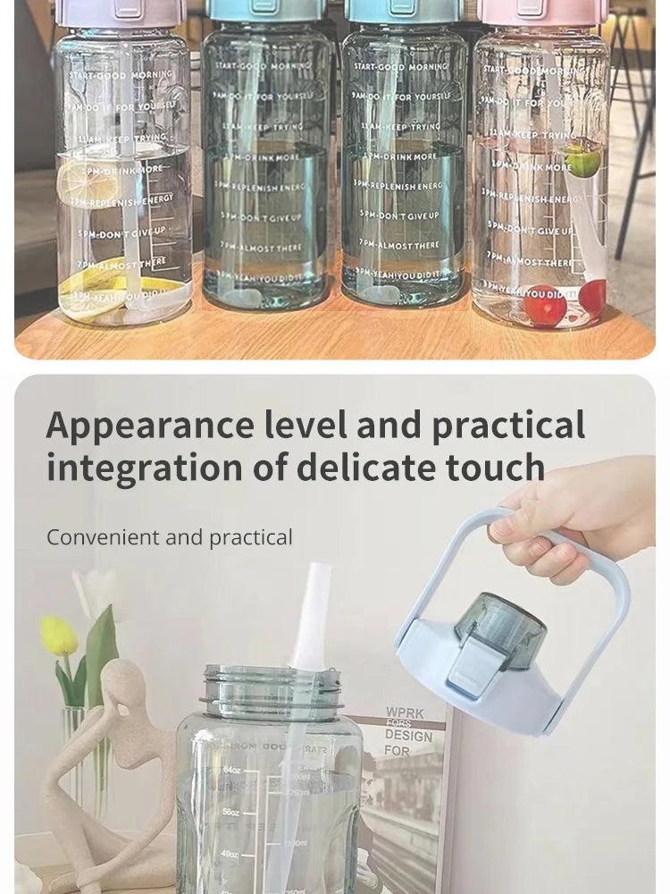 Water Bottle for Fitness 2L