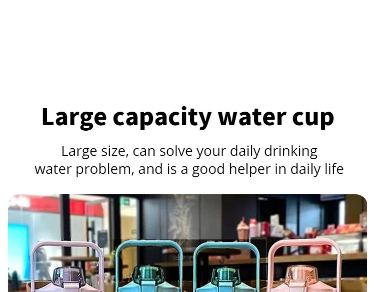 Water Bottle for Fitness 2L