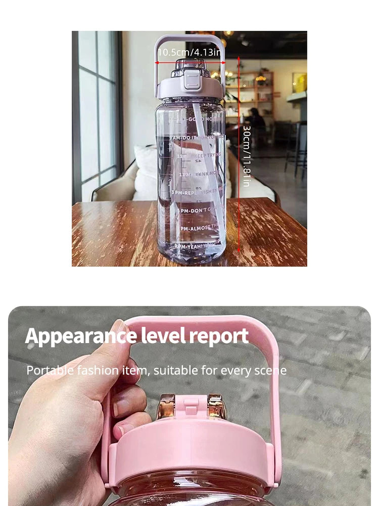 Water Bottle for Fitness 2L