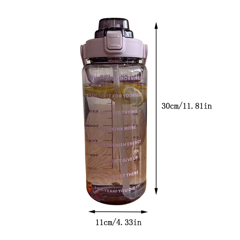 Water Bottle for Fitness 2L