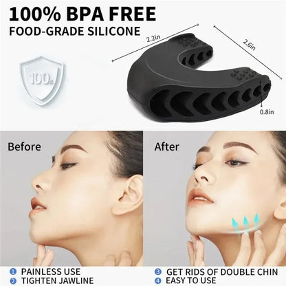 U Shape Jaw Exerciser New Facial Mouth Jawline Face Fitness Muscle Chew Ball Bite Breaker Training Equipment