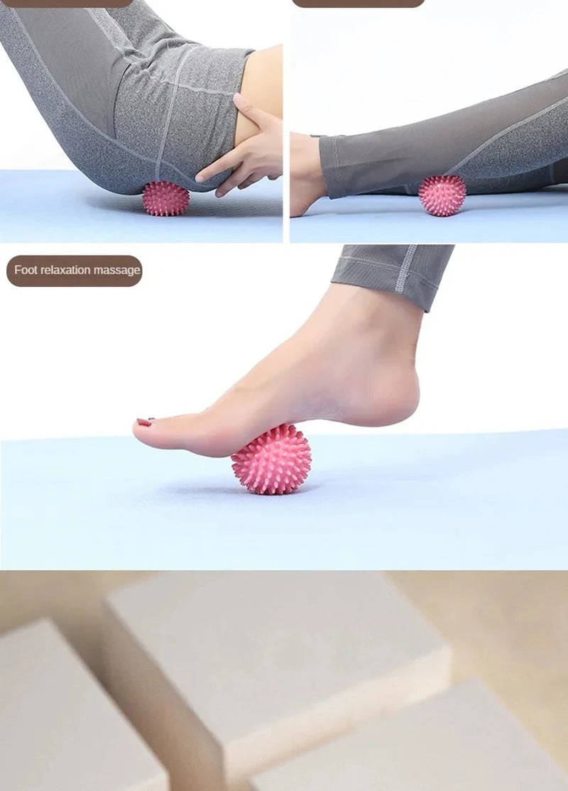 Hedgehog Massage Ball Yoga Fascia Ball Sports Fitness Muscle Relaxation Massage Stick Shoulder Neck Leg Sole Meridian Ball